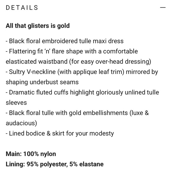 Disturbia Chrysanthi Appliquéd Maxi Dress - Picture 4 of 10